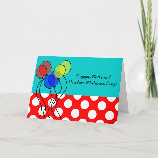 Carte De Remerciements Journée nationale de la médecine nucléaire (Devant)