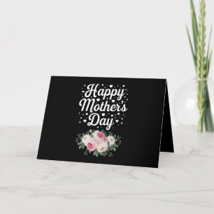 Carte De Remerciements Joyeuse fête des Mères Maman mignonne florale Gran