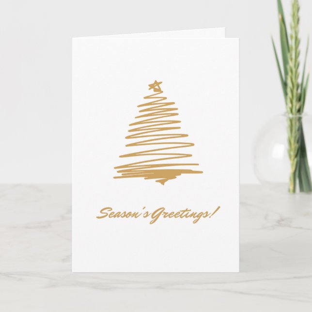 Carte De Remerciements Joyeuses Fêtes (Devant)