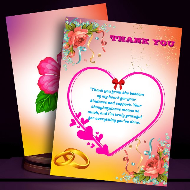 Carte De Remerciements Joyeux 25e anniversaire (Créateur téléchargé)