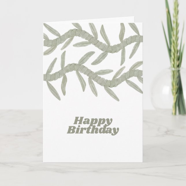 Carte De Remerciements Joyeux anniversaire (Devant)