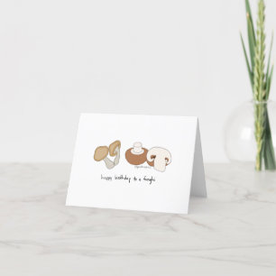 Carte De Remerciements Joyeux anniversaire à Funghi