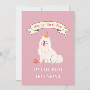 Carte De Remerciements Joyeux anniversaire à la Meilleure maman de chien!