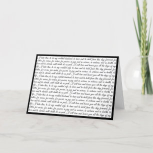 Carte De Remerciements Joyeux Anniversaire à mon Mari, Vœux de Mariage