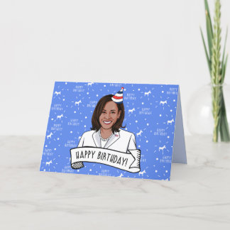 Carte De Remerciements Joyeux anniversaire de Kamala Harris