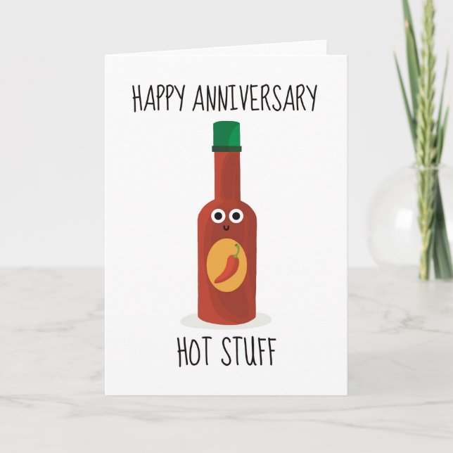 Carte De Remerciements Joyeux Anniversaire Hot Stuff Funny Sarcastique (Devant)