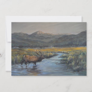 Carte De Remerciements Joyeux anniversaire Wapiti/