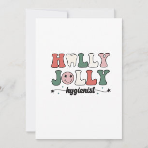 Carte De Remerciements Joyeux et hygiéniste dentiste Noël Santa