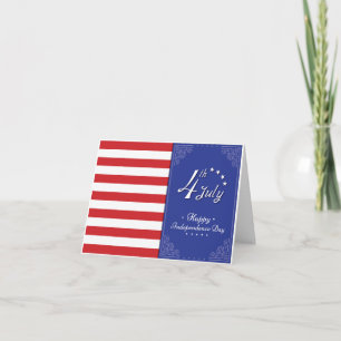 Carte De Remerciements Joyeux Jour de l'Indépendance Amérique