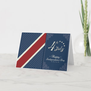 Carte De Remerciements Joyeux Jour de l'Indépendance Amérique