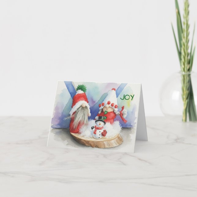 Carte De Remerciements Joyeux Noël (Devant)