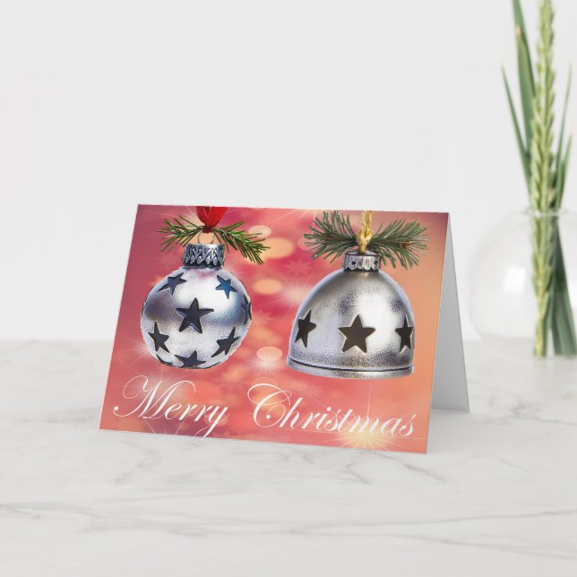 Carte De Remerciements Joyeux Noël (Devant)
