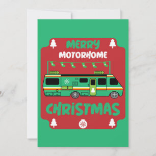 Carte De Remerciements Joyeux Noël de Motorhom RV