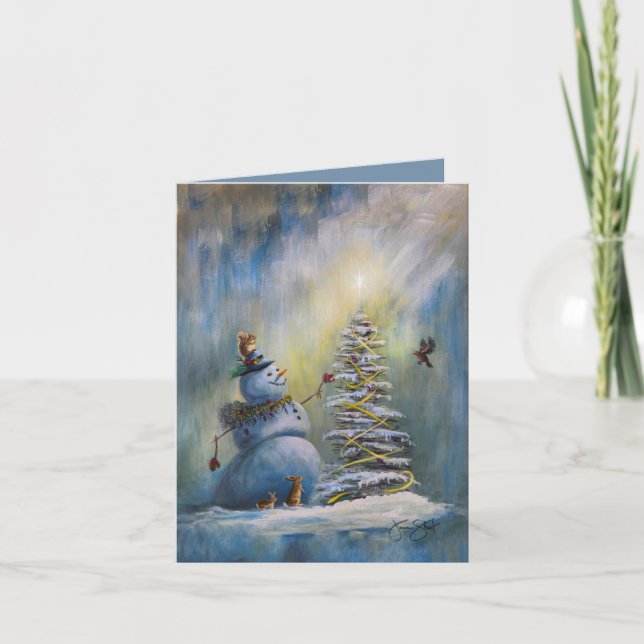 Carte De Remerciements Joyeux Noël Small (Devant)