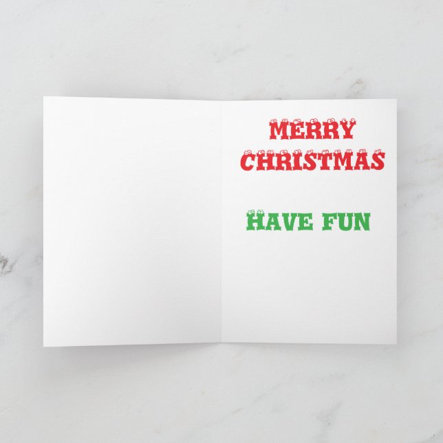 Carte De Remerciements Joyeux Noël tamia (Intérieur)