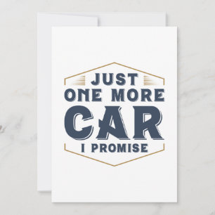 Carte De Remerciements Juste une voiture de plus