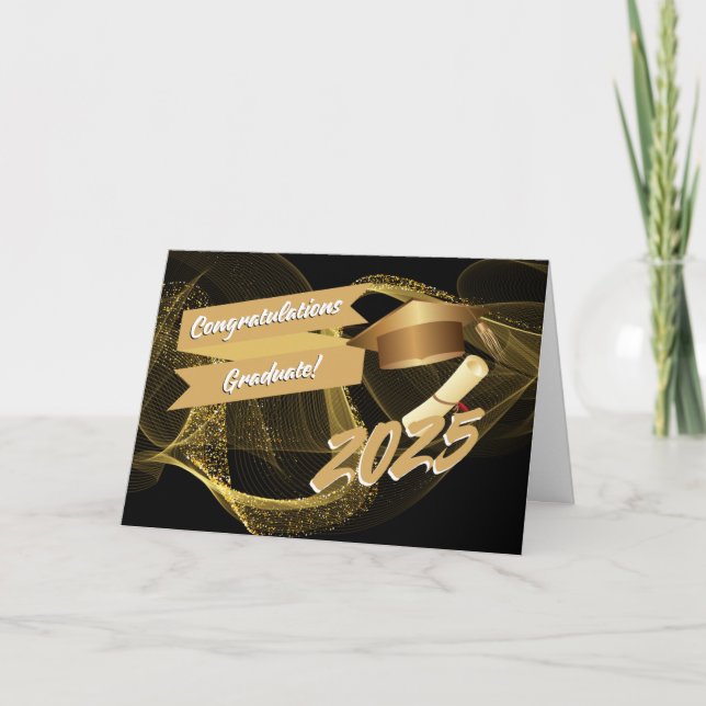 Carte De Remerciements JW High School Graduation Card 2025 Psaume 16:8 (Devant)