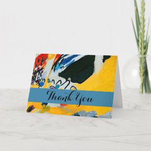 Carte De Remerciements Kandinski Impression III Concert Peinture Abstrait