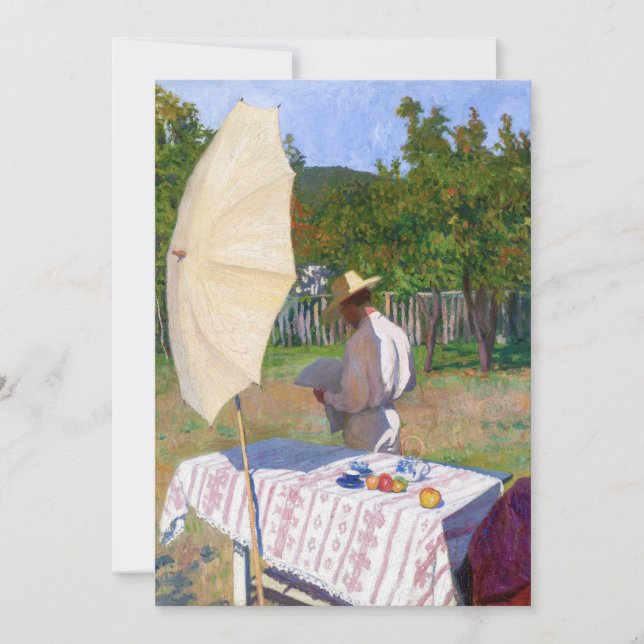 Carte De Remerciements Károly Ferenczy - Octobre (Devant)