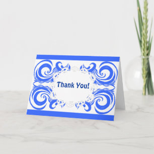 Carte De Remerciements Khokhloma Exotique