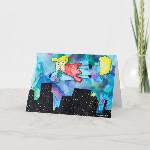 Carte De Remerciements KidsArt for CHOC - Super Hero