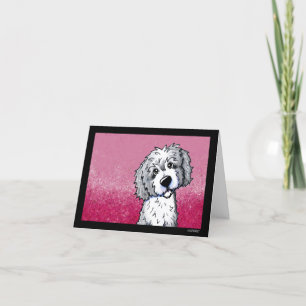 Carte De Remerciements KiniArt Goldendoodle