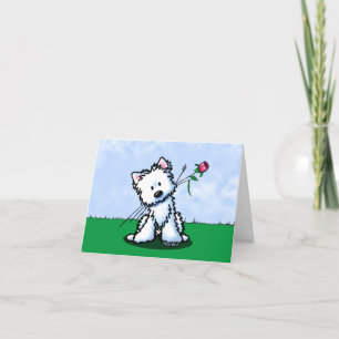 Carte De Remerciements KiniArt Westie Terrier
