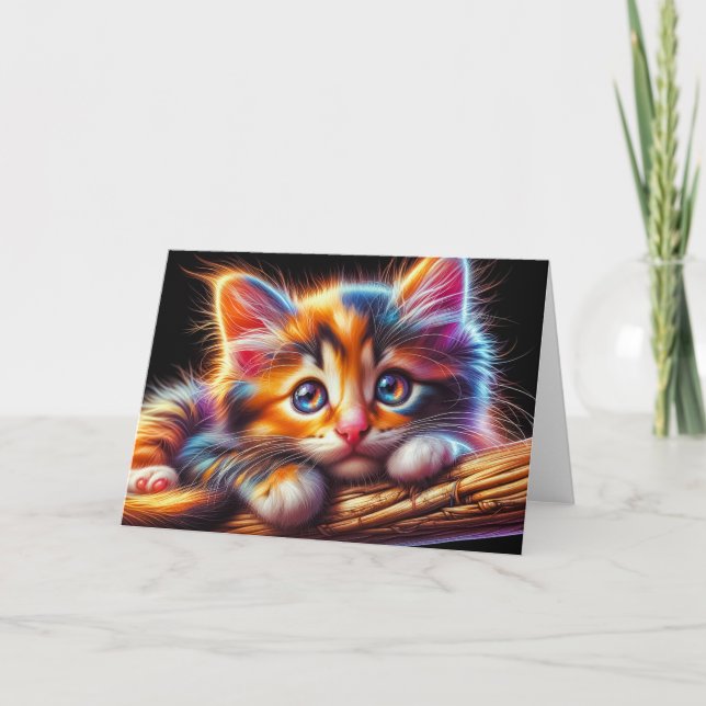 Carte De Remerciements Kitten (Devant)