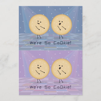 Carte De Remerciements Kooky Cookies Cuttable Valentine Cards Purple Blue