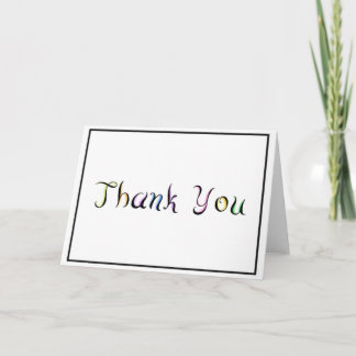 Carte De Remerciements KRW Thank You