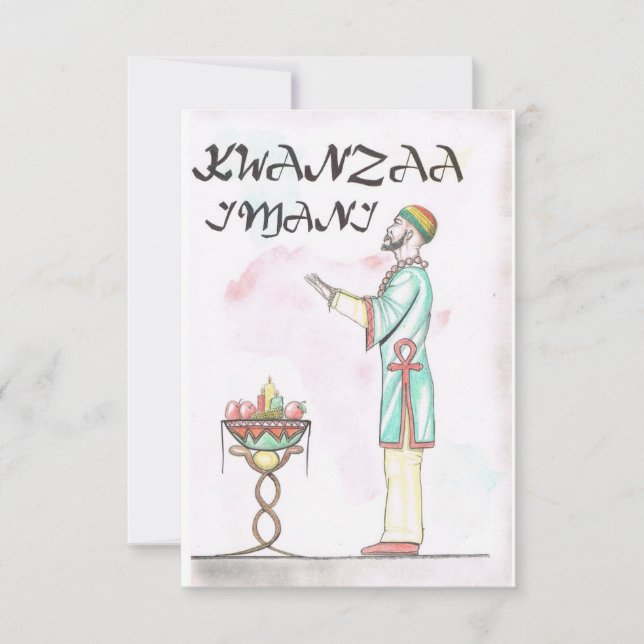Carte De Remerciements Kwanzaa (Devant)