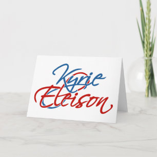 Carte De Remerciements Kyrie Eleison