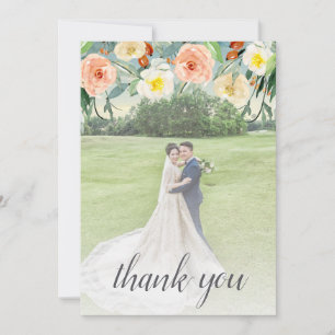 Carte De Remerciements La collection de mariages The Spring Blossoms