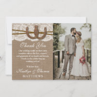 La collection Rustic Horseshoe Mariage Photo