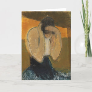 Carte De Remerciements La femme Gipsy, Helene Schjerfbeck
