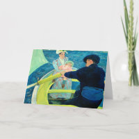 La fête nautique par Mary Cassatt