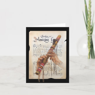 Carte De Remerciements La grâce Extraordinaire dans la langue cherokee