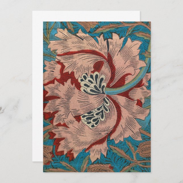 Carte De Remerciements La légende d'or par William Morris (Devant / Derrière)