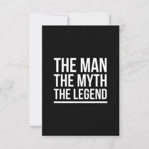 Carte De Remerciements La légende du mythe de l'homme dit blanc