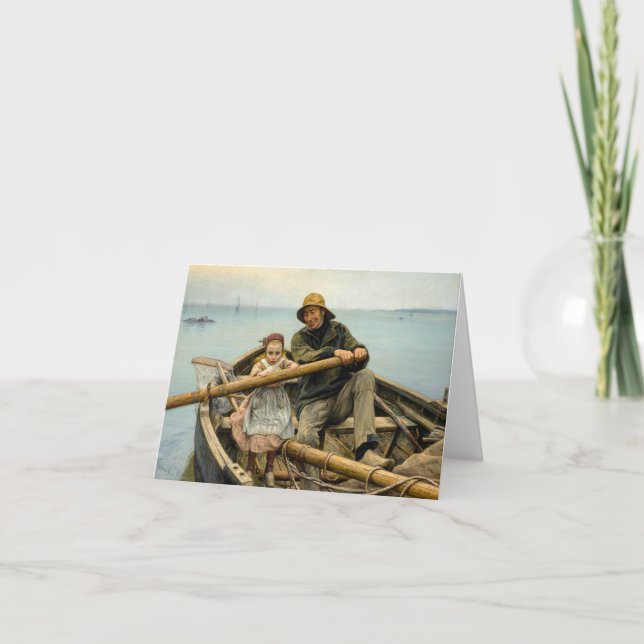 Carte De Remerciements La Main d'assistance, 1881 par Emile Renouf (Devant)