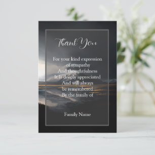 Carte De Remerciements La montagne