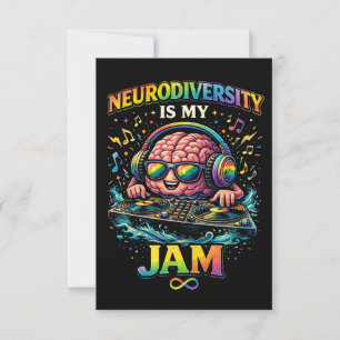 Carte De Remerciements La Neurodiversité Est Ma Passion