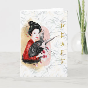 Carte De Remerciements La paix de l'art japonais