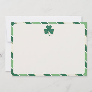 Carte De Remerciements La papeterie St. Patrick's Day Thème irlandais