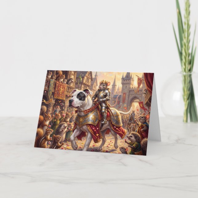 Carte De Remerciements La Parade Royale (Devant)