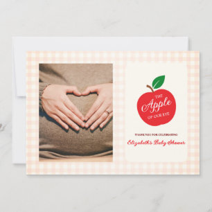 Carte De Remerciements La prunelle de nos yeux Baby Shower