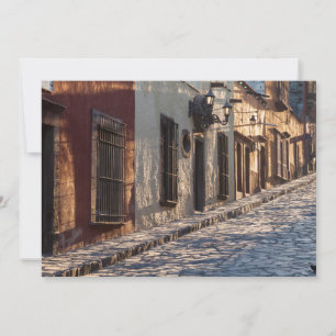 Carte De Remerciements La rue pavée mexicaine