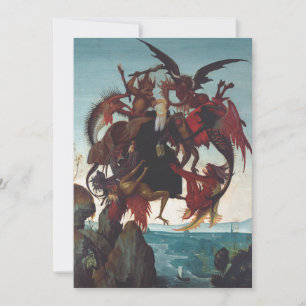 Carte De Remerciements La Tentation de saint Antoine par Michelangelo