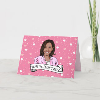 Carte De Remerciements La Vice-présidente Kamala Harris Valentine's Day