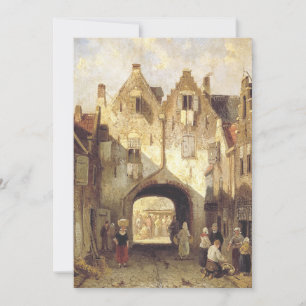Carte De Remerciements La Vieille Porte de Charles Leickert
